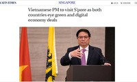 Vietnam y Singapur buscan cooperar en desarrollo de la economía verde y digital