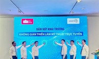 Lanzamiento del primer espacio de exposición de arte en línea en Vietnam