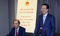 El Presidente de Vietnam recibe a compatriotas residentes en Estados Unidos