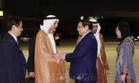 Primer Ministro de Vietnam llega a Emiratos Árabes Unidos para asistir a la Conferencia COP 28