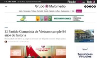 Medios de comunicación de Uruguay destacan 94.° aniversario del Partido Comunista de Vietnam