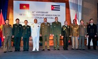 Celebran en Vietnam el 61 aniversario de las Fuerzas Armadas cubanas