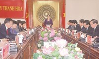 Presidenta de Asamblea Nacional de Vietnam visita la ciudad central de Thanh Hoa 