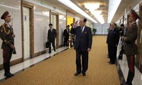 Líder de la Asamblea Popular de Corea del Norte visita el Sur