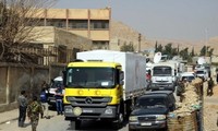 Nuevo convoy de ayuda alimentaria entra en Ghouta Occidental en Siria