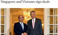 Prensa singapurense enfoca su atención a la visita del premier vietnamita 