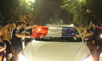 Franceses en Hanoi celebra triunfo en la Copa Mundial del fútbol