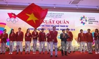 Ceremonia de despedida a los atletas vietnamitas participantes en los Juegos Asiáticos 2018