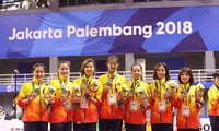 Vietnam logra medalla de plata en Sepak Takraw femenino