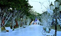 Divertido festival en saludo a la Navidad y el Año nuevo en Hanói