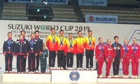Vietnam gana tres medallas de oro en el campeonato internacional de aeróbics