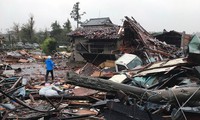 Tifón Hagibis toca tierra en Japón con una estela de muerte y destrucción