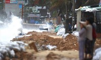 Tifón Nakri causa lluvias torrenciales en provincias costeras de Vietnam