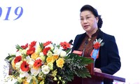 Jefa del Parlamento de Vietnam asiste a acto por fundación de Academia Nacional de Recursos Hídricos