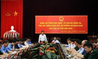 Viceprimer ministro de Vietnam trabaja con autoridades de Dien Bien