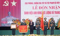 El Departamento de Prevención y Control de Drogas y Delitos recibe el título de “Héroe de las Fuerzas Armadas del Pueblo”
