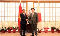 Canciller vietnamita dialoga con su par japonés