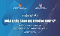Vietnam promueve sus exportaciones al mercado suizo