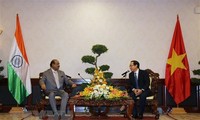 Dirigente de Ciudad Ho Chi Minh recibe al presidente de Cámara Baja india