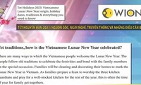 Prensa internacional resalta el significado del Año Nuevo Lunar en Vietnam