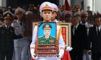 Realizan funeral del coronel general Nguyen Chi Vinh