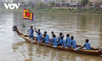 Inauguran primer torneo de regatas de barcos Binh Dinh 2024