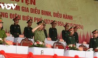 Realizan preparación para el desfile militar de los 70 años de la campaña de Dien Bien Phu