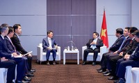 Pham Minh Chinh se reúne con los líderes de grupos económicos de Corea del Sur