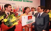 越南4名选手全部夺得国际生物学奥林匹克竞赛奖牌