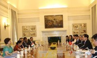 越南政府副总理兼外长范平明访问印度