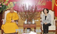 越共中央民运部部长张氏梅：越南佛教一向与民族同行