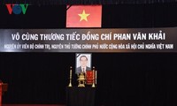 越南前总理潘文凯追悼会举行