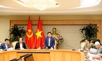 越南政府副总理兼外长范平明主持第二次美朝首脑会晤准备工作会议