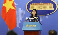 越南外交部发言人就中国海洋地质八号调查船撤出越南专属经济区和大陆架做出表态
