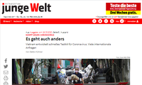 德国媒体赞扬越南新冠肺炎疫情防控工作