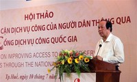 提高越南人民的公共服务利用率