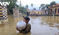 暴雨洪涝给中部和西原地区造成严重影响