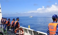 越南海警与中国海警在北部湾划界线附近海域进行联合检查活动