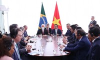 范明政与巴西总统卢拉举行会谈