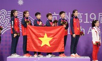 越南女子藤球队为越南赢得第二枚亚运会金牌