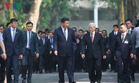  Nguyen Phu Trong et Xi Jinping échangent des voeux de Nouvel an