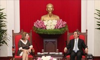 Nguyên Van Binh reçoit la co-présidente américaine du Forum des affaires du Vietnam