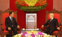 Nguyên Phu Trong reçoit Hun Sen