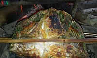 Le poisson plié grillé des Thaï du Nord-Ouest