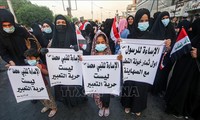 Caricatures de Mahomet : manifestation devant l'ambassade de France à Bagdad