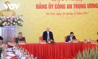Nguyên Phu Trong à la conférence bilan du comité du Parti pour la Sécurité publique 