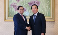 Pham Minh Chinh rencontre les présidents des Chambres des représentants et des conseillers du Japon