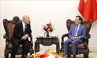 Trân Luu Quang reçoit les présidents de la KOICA et de la Fondation pour la paix