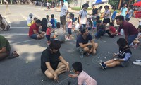 Traditional games held in Hanoi’s pedestrian streets