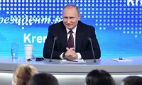 Vladimir Putin holds annual marathon press conference